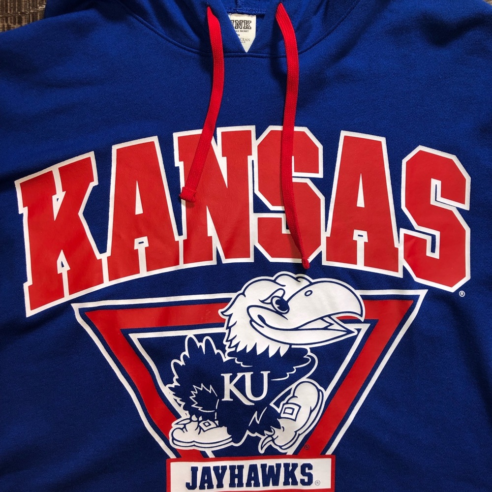 Victoria’s Secret KU crop hoodie